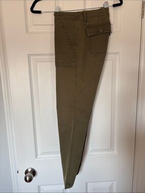 GAP skinny ankle utility pant in army jacket green